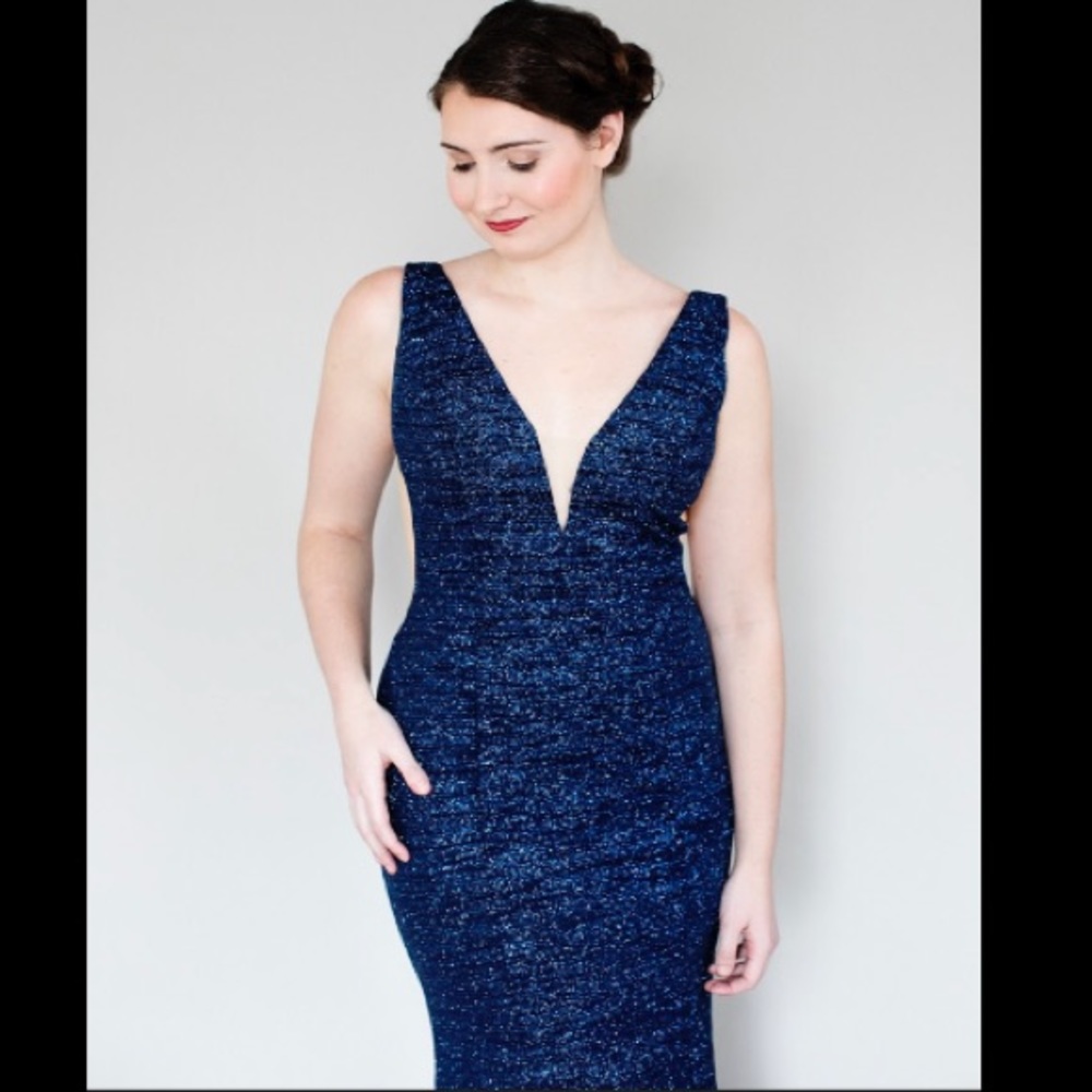 SOLD- Jovani 45811 glitter gown